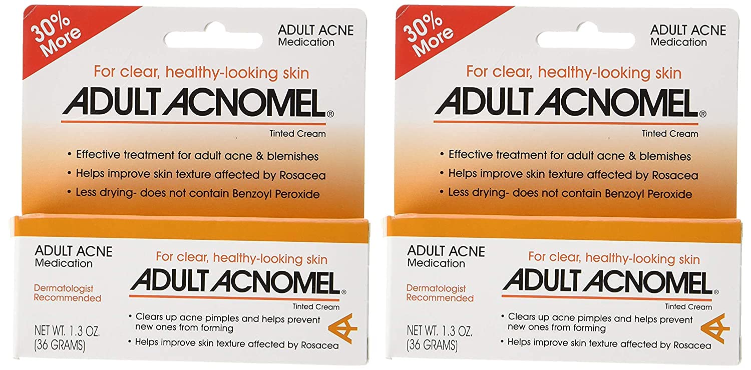 「お得な2個セット」Adult Acnomel 社アクネ クリーム36g×2個　毛穴 アクネ スキンケア ニキビケア 毛穴ケア 思春期 大人ニキビ 角栓 肌荒れ肌荒れ ニキビケア　肌荒れ　大人ニキビ　ニキビクリーム スポットケア 毛穴 ニキビ肌 Adult Acnomel Acne cream 1.3 Oz×2