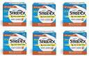「お得な6個セット」STRIDEX アルコールフリー フェイス ボディ パッド 90枚×12個 ニキビパッドよりも 67%も大きいXLサイズ グレープフルーツエキス配合