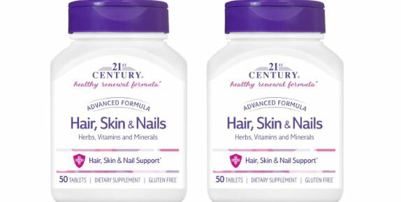 「お得な2本セット」21st Century アドバンスフォーミュラ 髪 肌 爪 タブレット50粒 ×2本 21st Century Hair, Skin and Nails Advanced Formula Caplets, 50 Count サプリメント