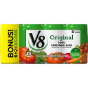 「お得な8本セット」V8社 オリジナル 野菜ジュース100 155ml×8本 V8 Original 100 Vegetable Juice, 5.5 oz. Can, 8 Count