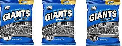 ジャイアント塩漬けヒマワリの種（142g×3袋） Artist Unknown GIANTS Salted Sunflower Seeds (3bag - 5.75 oz) ひまわりの種 食用