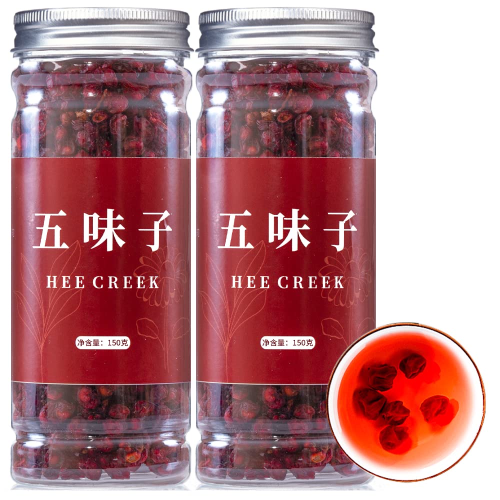 楽天キューパンダお得な2本セットHee Creek Schisandra Berry Dried 150g×bottle Schizandra Berries Tea, Omija,Wuweizi Tea Premium Chinese Medicinal Materials, Nourishing 五味子浆果干茶五味子丸ごとベリー Schisandra Berry Dried 五味子 ドライシサンドラ 乾燥シザンドラ 五味子種