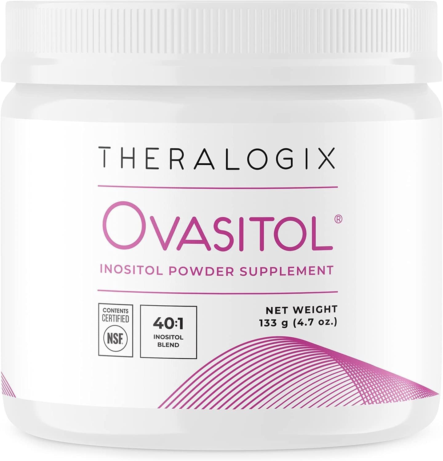 Theralogix Ovasitol Myo-Inositol & D-Chiro Inositol Powder | Optimal 40:1 Ratio of 4,000mg Myo Inositol & 100mg D-Chiro Inosit..