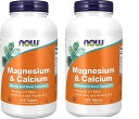 「お得な2本セット」NOW　カルシウム&マグネシウム　250錠 サプリメント が2本 NOW Supplements, Magnesium & Calcium, With Zinc and Vitamin D-3, Nerve and Bone Support*, 250 Tablets×2 1
