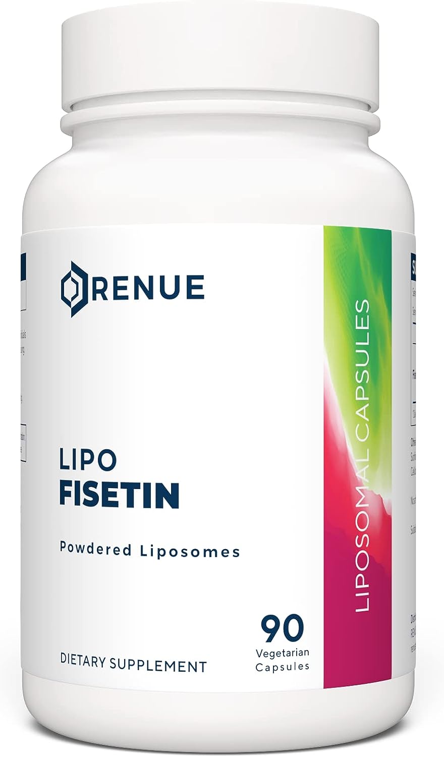 RENUE 社 リポソーム フィセチン サプリメント 1粒あたり150mg 90粒入りRENUE Liposomal Fisetin Senolytic Supplement 150 mg - Bioavailable Formula for Increased Absorption 90