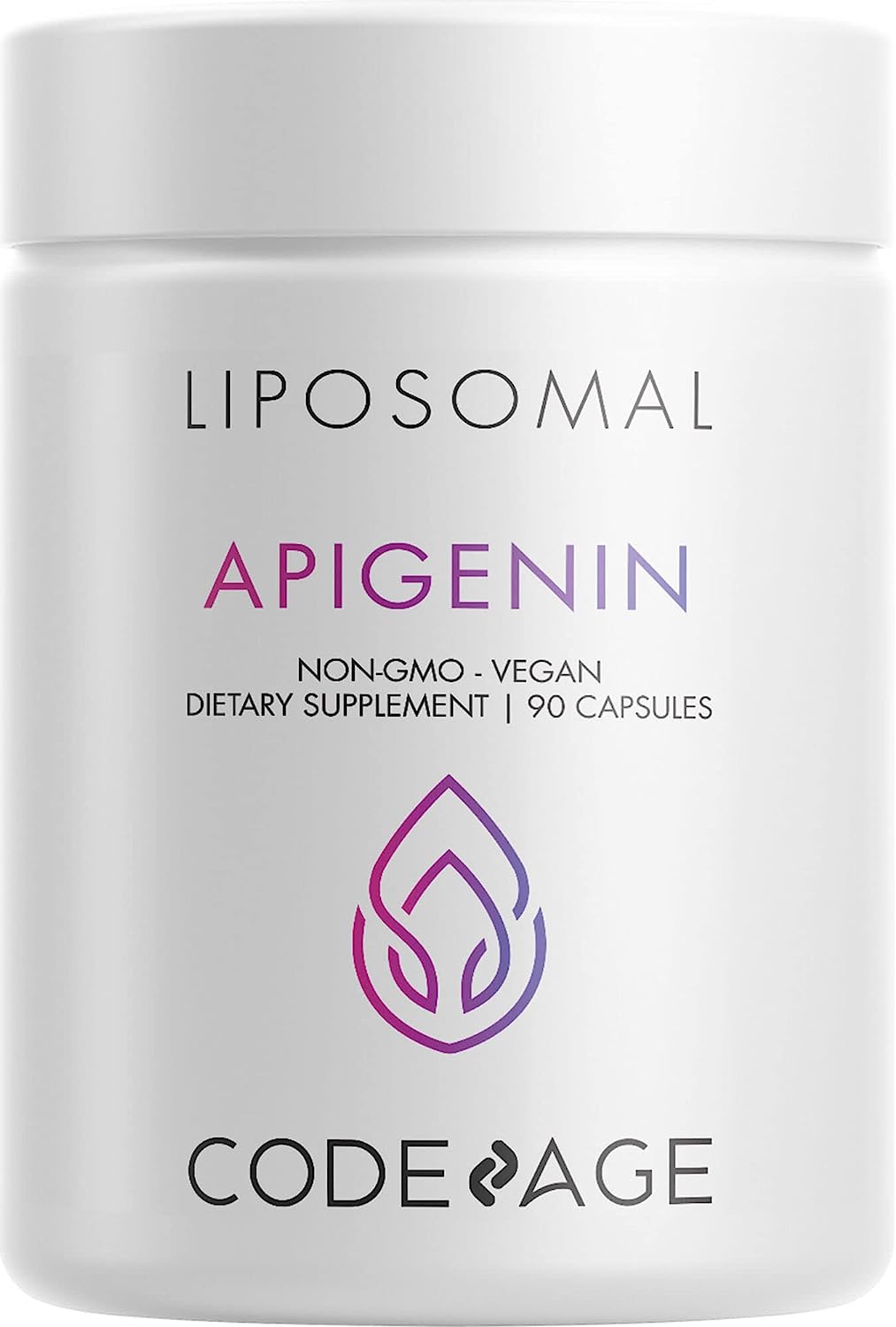 Codeage社 リポソーム アピゲニン カモミール由来 サプリメント 90粒入りCodeage Liposomal Apigenin Supplement, 3-Month Supply Daily Flavonoid Chamomile ExtractLiposomalLiposomal Phospholipid Complex, Non-GMO Sunflower Oil, Phosphatidylcholine 90 Count