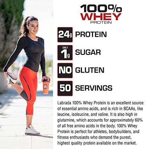 Labrada Nutrition 社 100％ ホエイタンパク質 チョコレート味1875g　プロテイン 粉末サプリメント 3