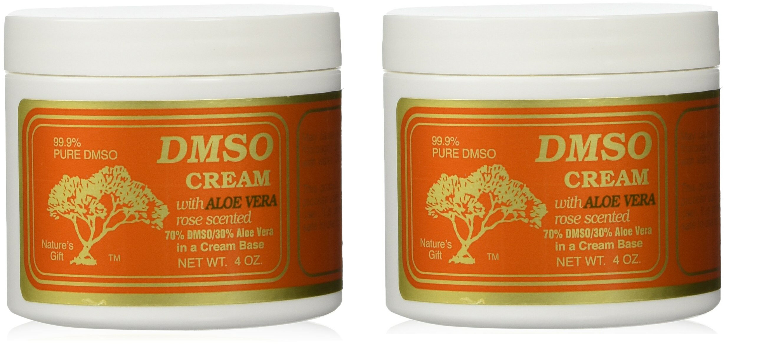 「お得な2個セット」DMSO社　DMSO クリーム - 70% ローズ香 4oz(113g×2個)