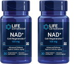 「お得な2本セット」LIFE EXTENSION社　NAD+ セルレジェネレイター ニコチンアミド リボサイド (100mg) 30 vcaps ×2本 サプリメント アデノシン三リン酸 ATP ニコチンアミドリボシド ニコチンアミドアデニン ジヌクレオチド