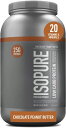 Isopure社 天然由来成分 プロテインパウダーチョコレートピーナツツ 1361g Isopure Low Carb, Vitamin C and Zinc for Immune Support, 25g Protein, Keto Friendly Protein Powder, 100% Whey Protein Isolate, Flavor: Chocolate Peanut Butter, 3 Pounds