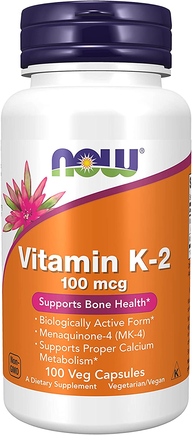 お召し上がり方　1日1粒を目安にコップ1杯のお水でお召し上がりください。NOW Supplements, Vitamin K-2 100 mcg, Menaquinone-4 (MK-4), Supports Bone Health*, 1...