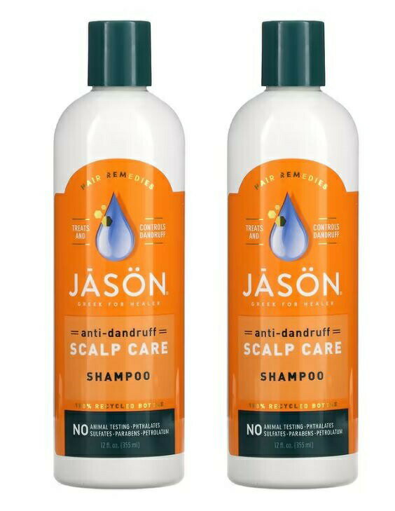 「お得な2個セット」Jason Natural社Dandruff Relief Treatment Shampoo (355 ml) ×2本