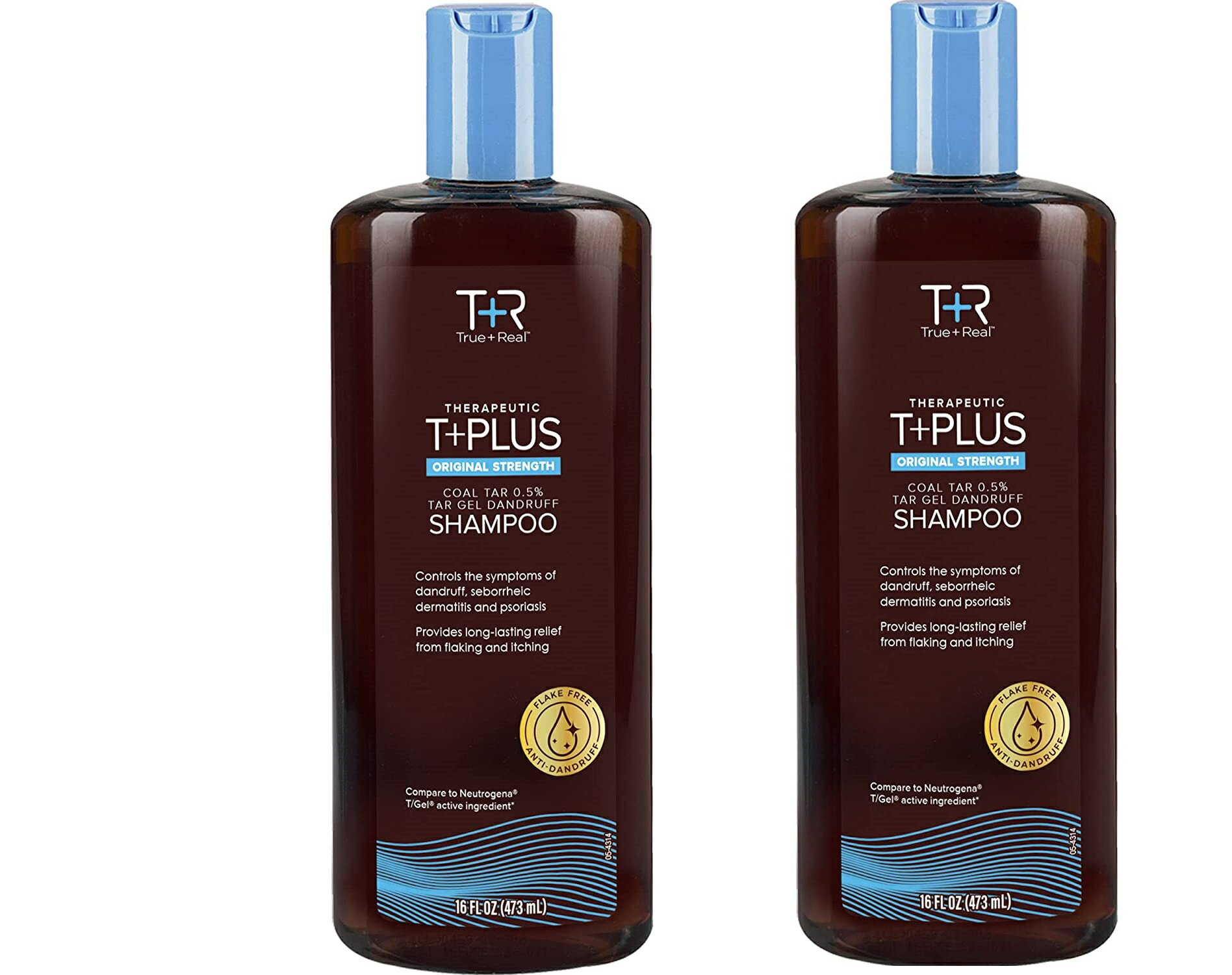 「お得な2本セット」True+Real 社Therapeutic Plus Tar Gel Anti-Dandruff Shampoo 473ml×2本16 Fl Oz×2bottle Original Strength