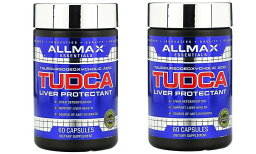 「お得な2本セット」ALLMAX Nutrition社TUDCA250mg配合60粒×2本