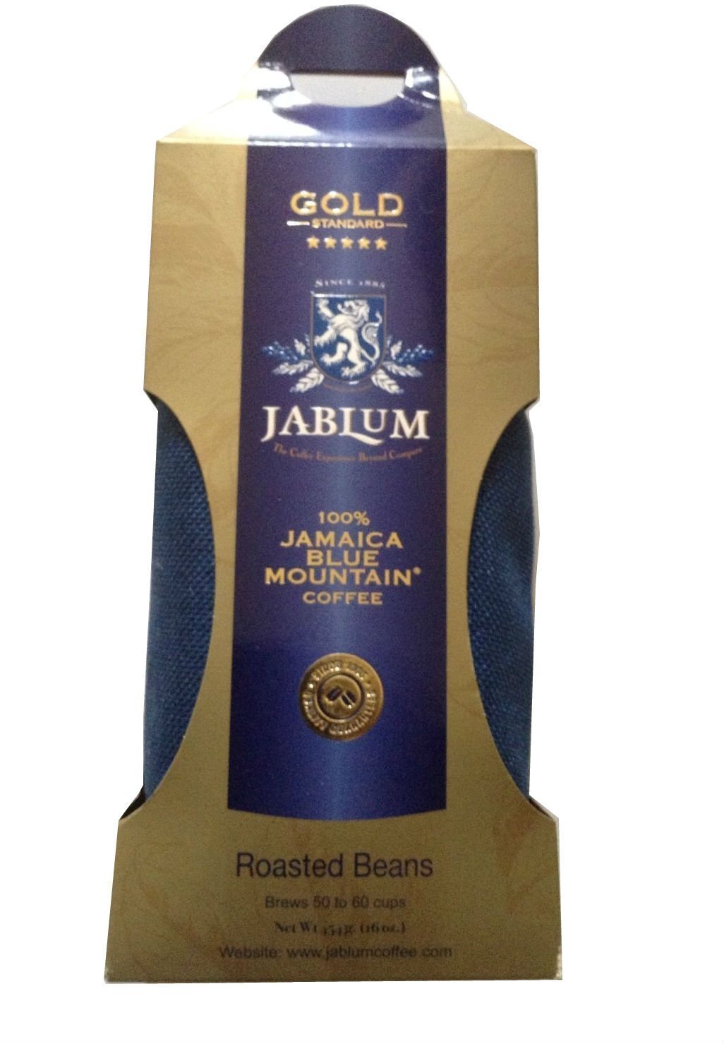 [3Tԁ JABLUMЃWu W}CJu[}EeR[q[-WuS[hX^_[h453g/Jamaica Blue Mountain Coffee Beans - Jablum Gold Standard (16oz)