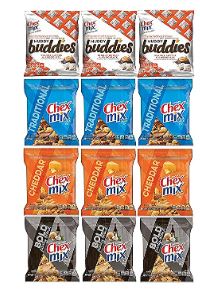 Chex Mix Brand Snacks Variety 12 Pack - Assortment Featuring Muddy Buddies, Traditional, Cheddar & Bold Party Mix 1.75oz Bags 12 Bags Total各フレーバーの 3 袋セット トラディショナル セイボリー シェックス ミックス、マディ バディ ピーナッツ バターとチョコレート シェックス ミックス、ボールド パーティー ブレンド チェス ミックス、チェダー チェス ミックス 3bags - 1.75 oz bags of each of the following flavors: Traditional Savory Chex Mix, Muddy Buddies Peanut Butter and Chocolate Chex Mix, Bold Party Blend Chex Mix, and Cheddar Chex Mix