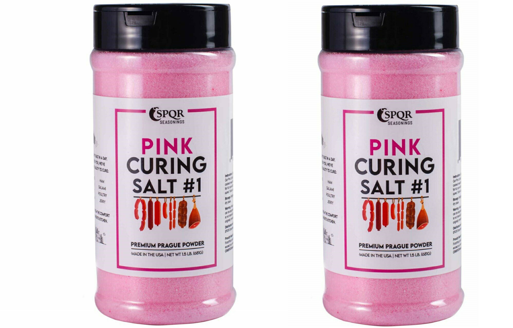 「お得な2個セット」SPQR Seasonings社Curing Salt No.1. Quick Cure Premium Prague Powder XL 1.5 Pound (681g×2個)