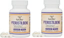 Double Wood Supplements社プテロスチルベン(Pterostilbene)1粒あたり100mg配合サプリメント60粒×2本 1