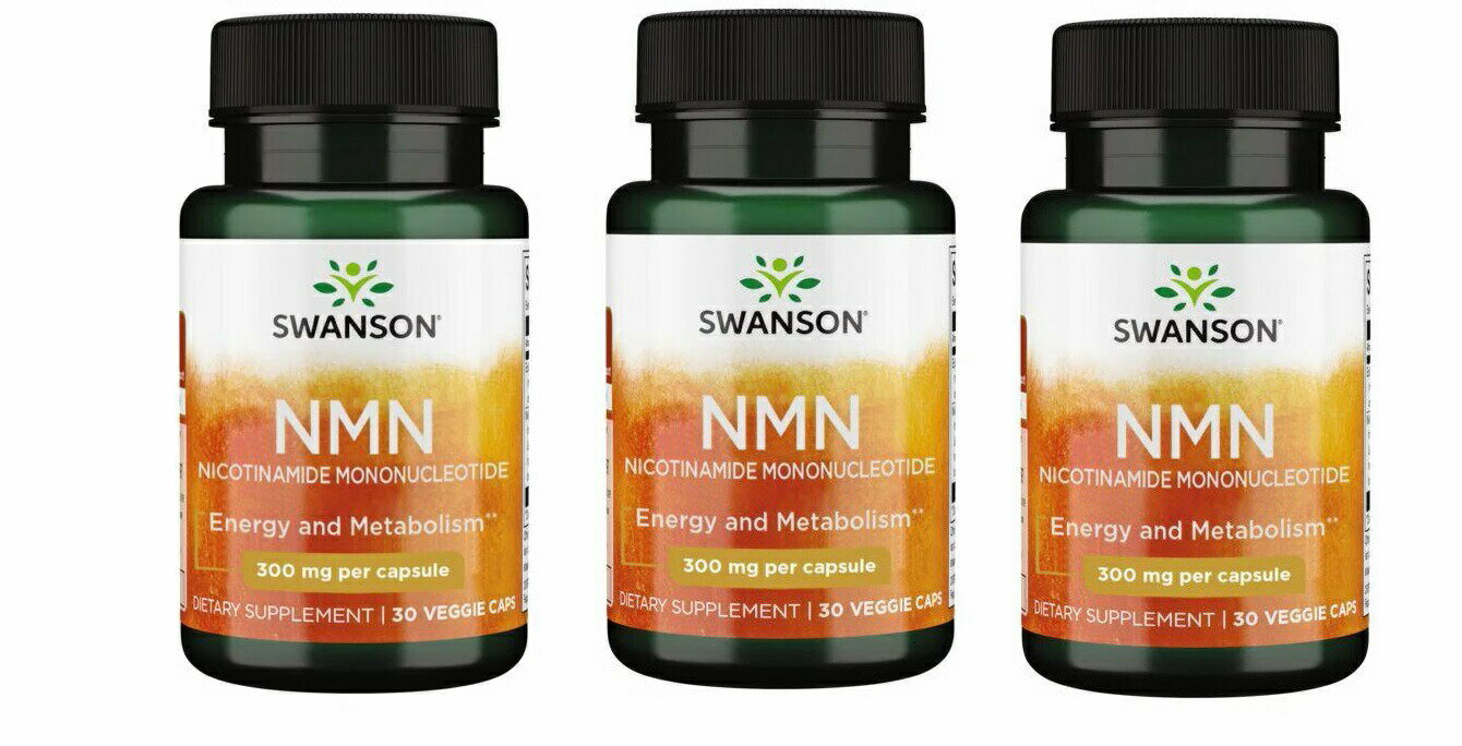 ֤3ܥåȡSwansonNMN ʥ󥢥ߥ300mg۹30γ3/Swanson Premium- NMN Nicotinamide Mononucleotide