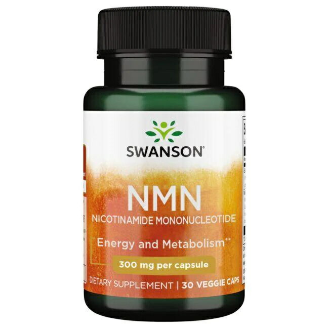 Swanson社NMN ナイアシンアミド1粒あたり300mg配合30粒入り/Swanson Premium- NMN Nicotinamide Mononucleotide