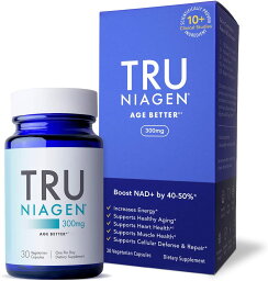 「300mg/30粒」TRU NIAGEN NAD +ブースターサプリメントニコチンアミドリボシド