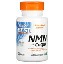 「新発売」Doctor's Best社NMN + CoQ10サプリメント1粒あたりNMN150 mg配合/CoQ10が50mg配合60粒入り