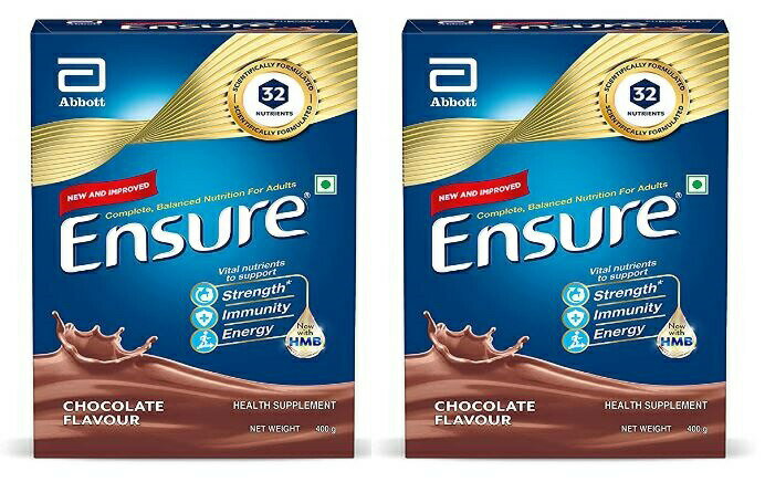 「お得な2個セット」Abbott社 Ensure Chocolate flavour 400gram×2bottle low sugar previously know a..