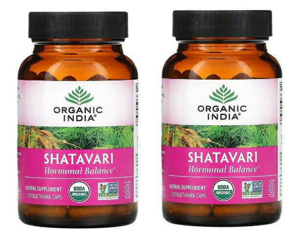 お召し上がり方1日1-2粒を目安にお召し上がりください。Organic India, Shatavari, 90 Vegetarian Caps2bottleシャタバリ根（アスパラガス・ラセモサス、サタバー、シャタムル、シャタワリ）は健康サポートを目的として、あらゆる年齢の女性によって昔から利用されています。 ハーブサプリメント/ USDA（米国農務省）認定オーガニック/ Non GMO Project（非遺伝子組み換えプロジェクト）認定/ B Corporation（Bコーポレーション）認定/ コーシャ/ ハラール/ Aditi（アディティ）認定オーガニック/ ヴィーガン/ ベジタリアン/ グルテンフリー/