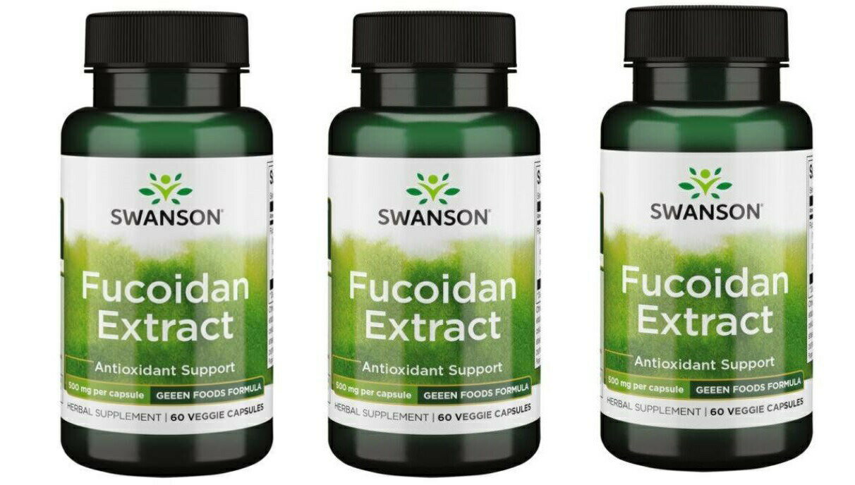 õء֤3ܥåȡSwansonҥե1γ500mg۹祵ץ60γ3Fucoidan Extract