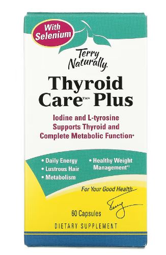 Terry Naturally社Thyroid Care Plus 60 Capsヨウ素配合サプリ1粒あたり15,000mcg配合60粒入り/ヨウ化カリウム/ヨウ化カリウム錠/ヨウ化カリウムサプリメント/ヨウ素 サプリ/ヨウ素剤/安定ヨウ素剤/ヨウ素カリウム/放射能 ヨウ素//ヨウ素カリウム/放射能 ヨウ素/甲状腺