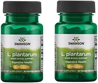 ■お得な2本セット■Swanson社 プランタルム菌L. plantarum1粒あたり100億個配合サプリメント (30粒×2本)