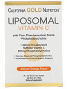 カリフォルニアゴールドニュートリション リポソームビタミンC 1000mg オレンジ味 30包 1箱 Liposomal Vitamin C Natural Orange Flavor