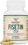 Double Wood Supplements社フィセチンFisetin (100mg配合)60粒