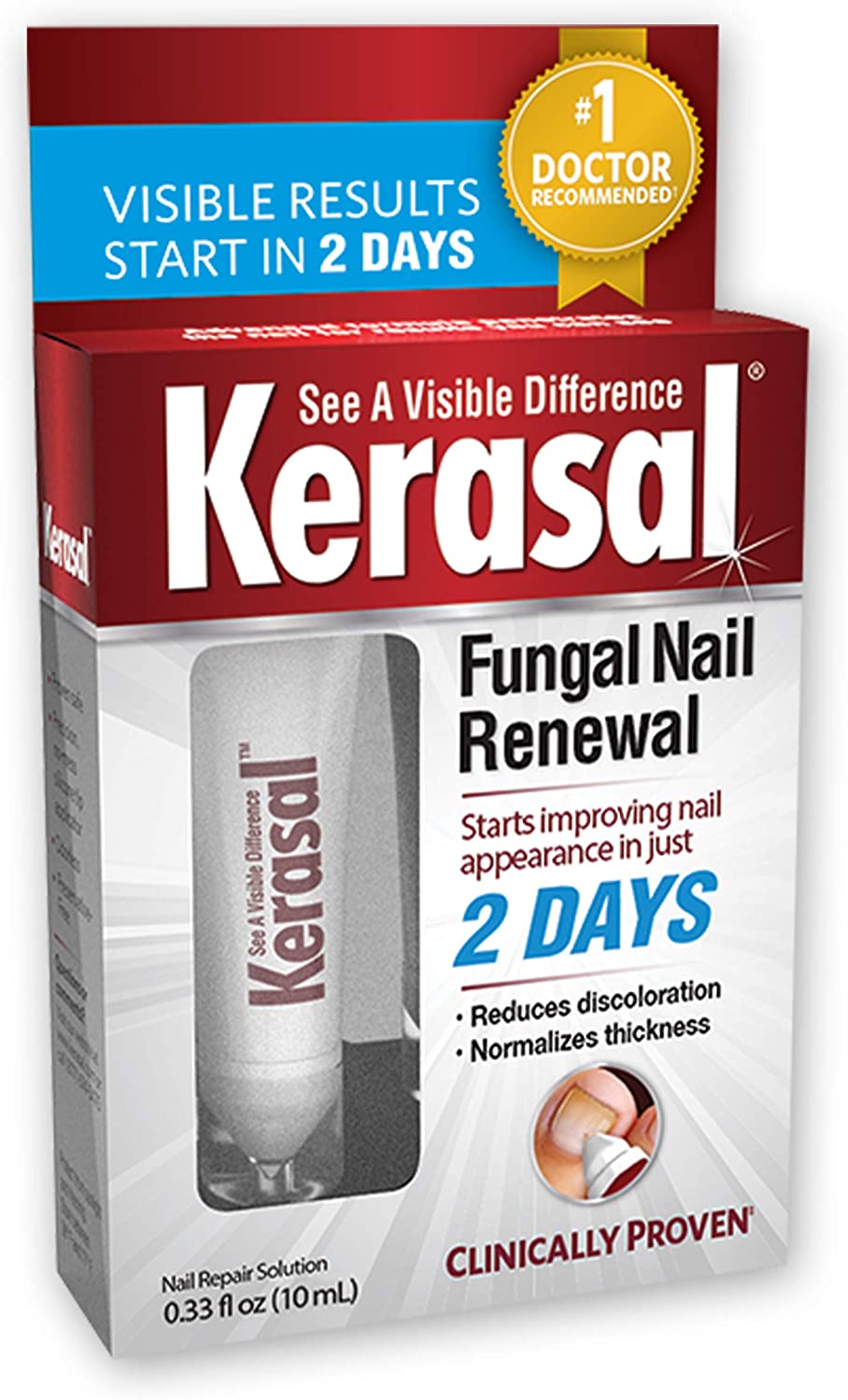 Kerasal社ファンガル ネイル リニューアル・変色または損傷した爪をキレイに10ml