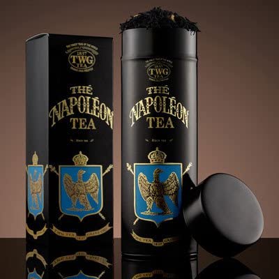 「ギフト包装」シンガポールの高級紅茶 TWG オートクチュール NAPOLEON TEA - 100gr ■リボン ティーダブルジー ティーダブリュージー ティー