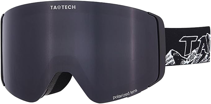 Fit Fishの[TaoTech] スノーゴーグル フリップアップ 曇り止め 平面 ダブルレンズ OTG REVOミラー 偏光レンズ スキーゴーグル UVカット スノーボード ユニセックス｜アングル2