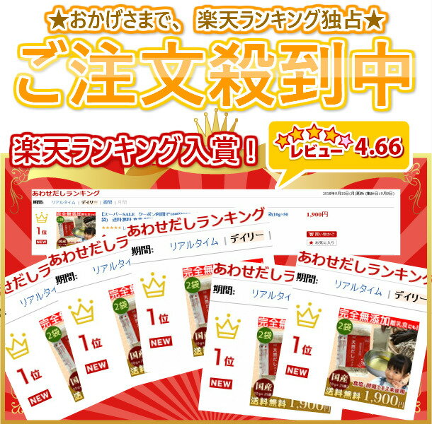 だしパック 無添加　国産　天然　2袋(10g×50袋) 　送料無料 食塩 酵母エキス未使用　離乳食　減塩