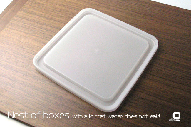 密閉蓋付き重箱 シンプルスクエア用 密閉蓋単品