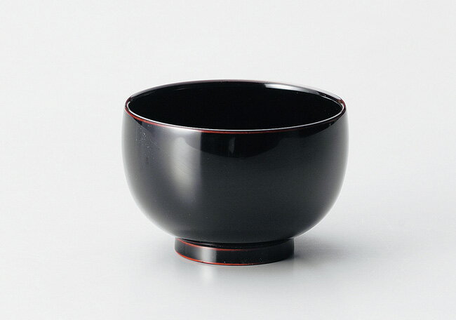 With Lid - 越前塗汁椀　小福　溜