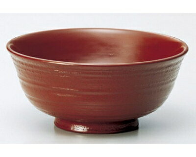 木製越前塗 荒筋椀(大） 古代朱