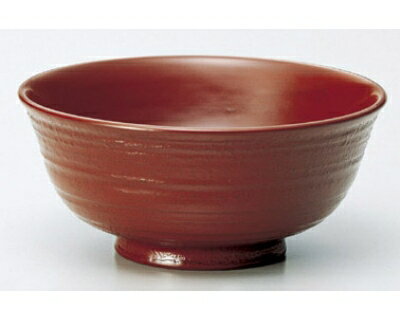 木製越前塗 荒筋椀(中） 古代朱