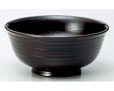 木製越前塗 荒筋椀(中） 溜