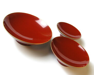 木製漆塗り 三つ組盃(さかずき)