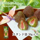 抹茶ストロベリー 50g入り 当店発世界初 フリーズドライ いちご チョコ 染み込んでいるから常温OK