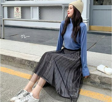 スカート レディース プリーツスカート マキシスカート 春 夏 秋冬 ロング丈 ロングスカート ウエストゴム 大人 20代 30代 40代 OL ママ 母
