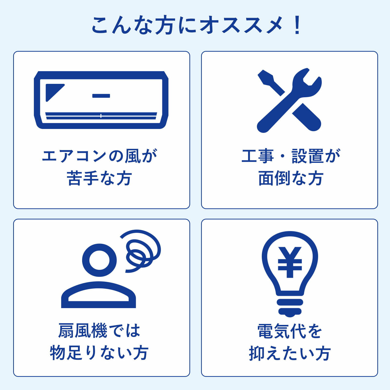 【QUADS公式】[15,180円→13,600円] 大風量 冷風扇 3面フィルター パワフル 上部給...