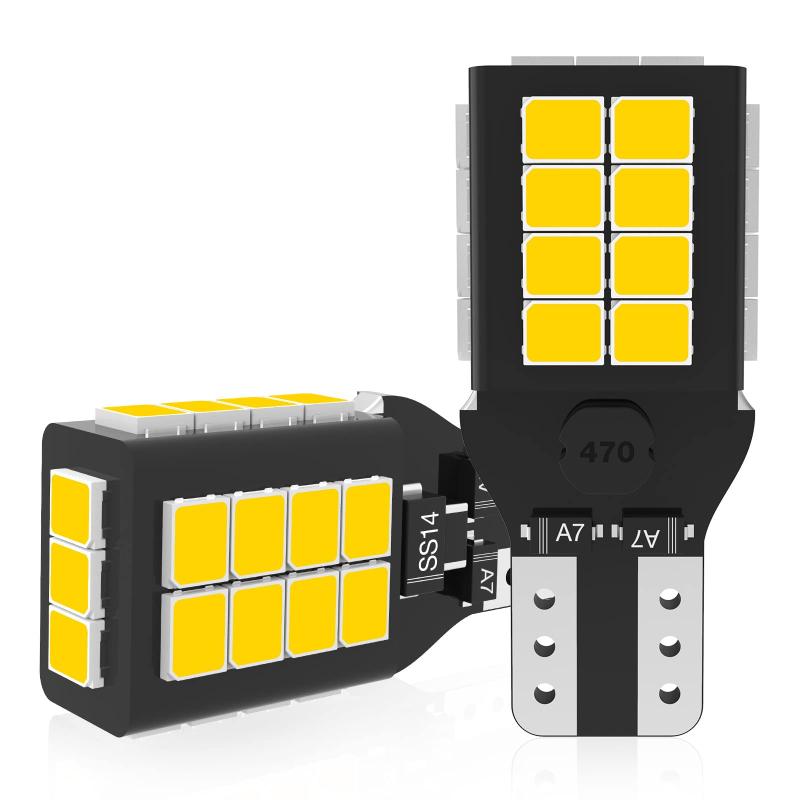 樂天商城 - 12V-24V車用 S25/T20/T16 LED バックライト/テールランプ LEDバルブ ホワイト LEDライト LEDランプ54連3014SMD 汎用 変換 超高輝度 6000-6500K (2個セット)
