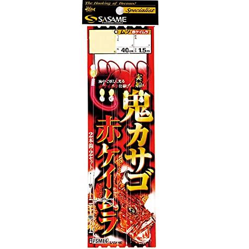 樂天商城 - ささめ針(Sasame) FSM86 実船 鬼カサゴ 赤ケイムラ 18号-8-8