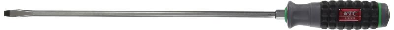 樂天商城 - 京都機械工具(KTC) 樹脂柄 ドライバーロング軸 マイナス貫通タイプ6mm D1M2630