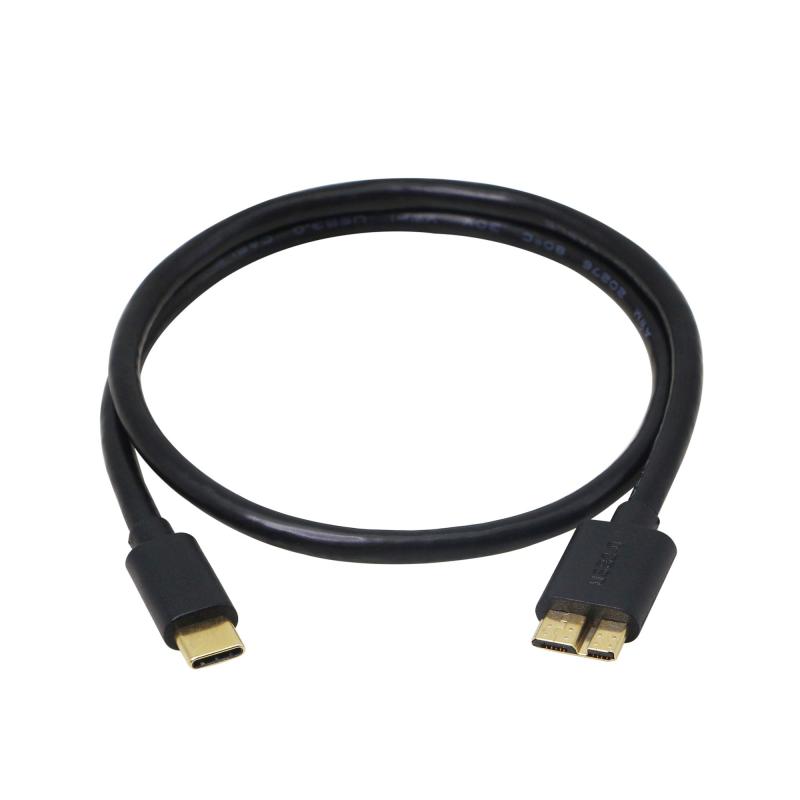 MicroBケ一ブル Micro B - USB 3.0 A,USB C to Micro USB 3.0充電&同期コーWD外付けハードドライブ ポータブルDD/D データ ケーブル オス等に対応
